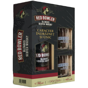 Red Bowler Blended Scotch Whisky + 2 Pahare 0.7L 40%