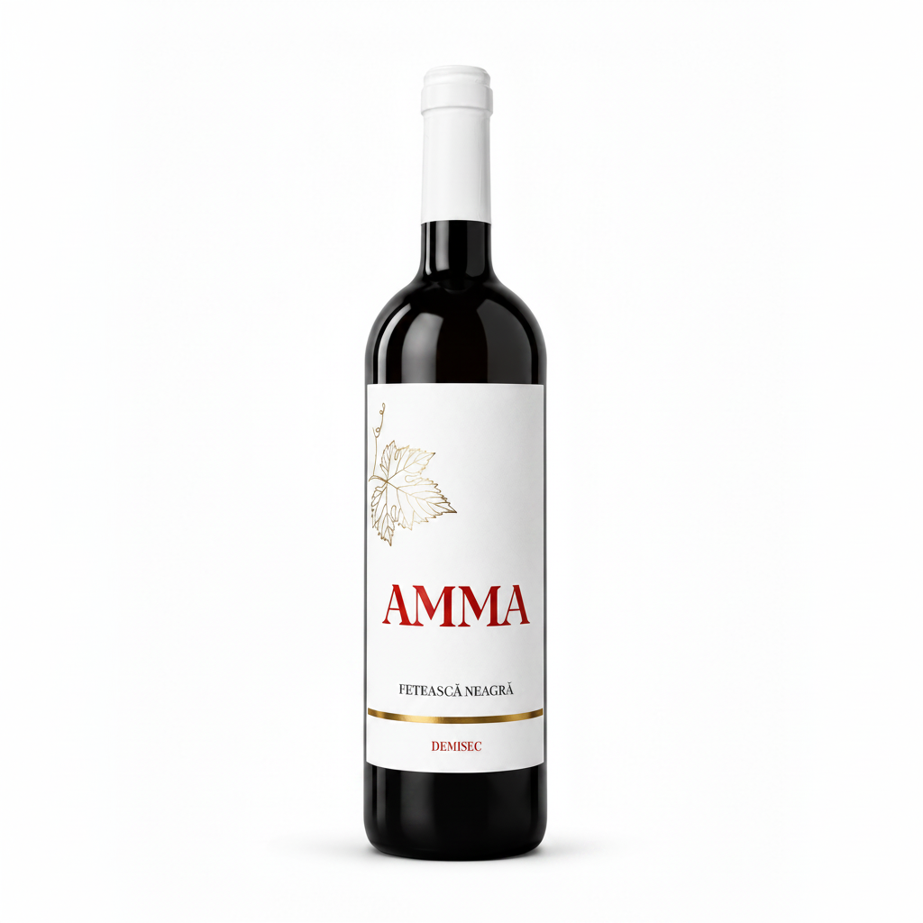 Amma Fetească Neagră Demisec 0.75L