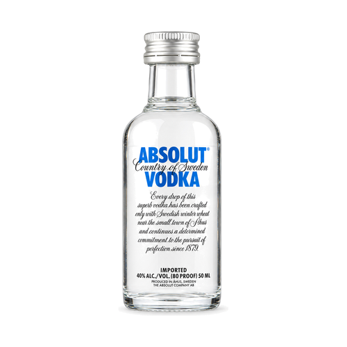Absolut Blue, vodcă suedeză, 0,05 L