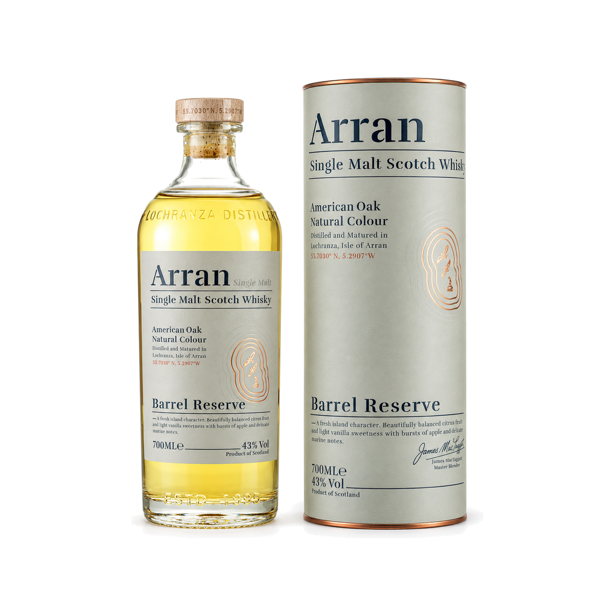 Arran Barrel Reserve, whisky scoțian single malt, 0,7 L