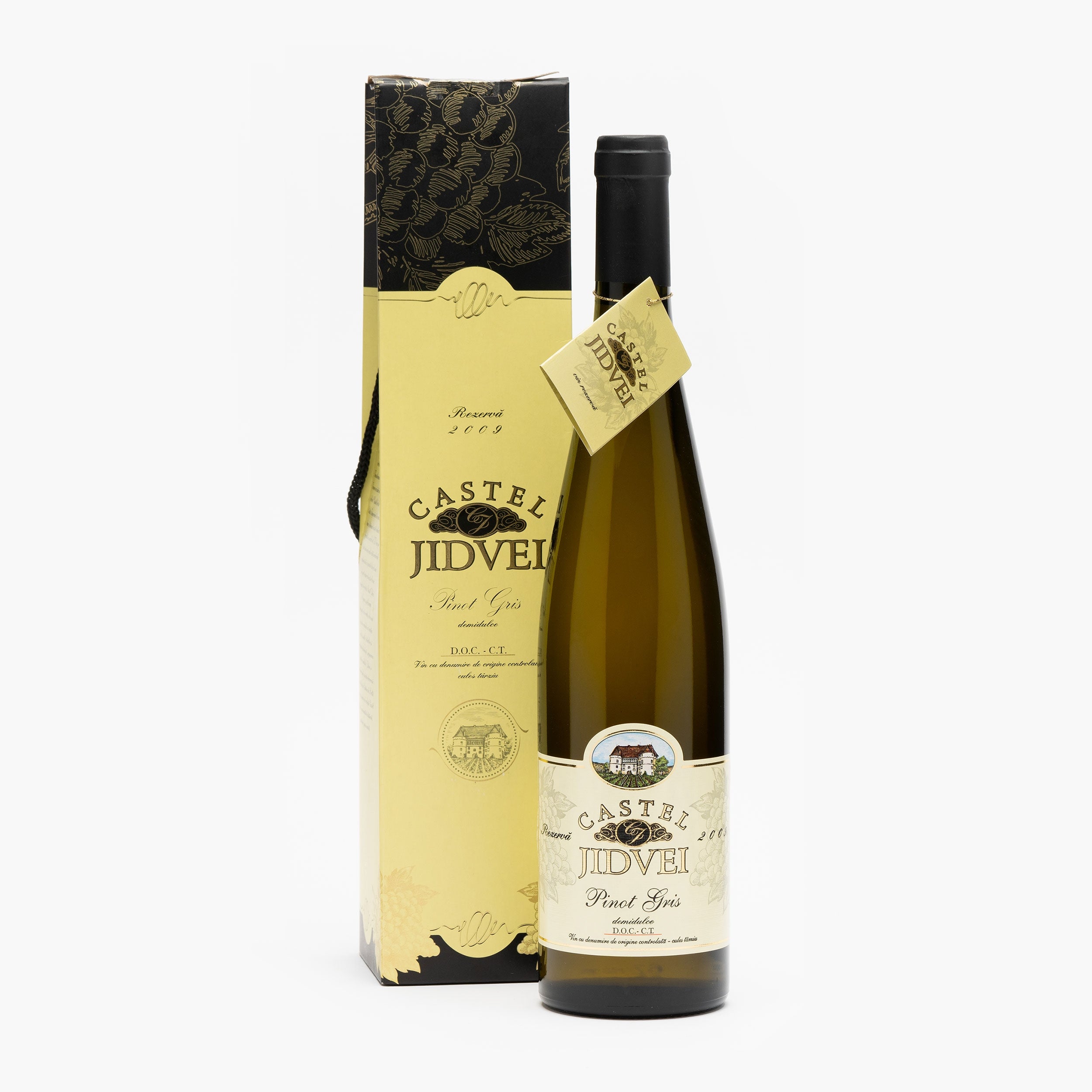 Jidvei Castel Pinot Gris Demidulce 0.75L 12.5%