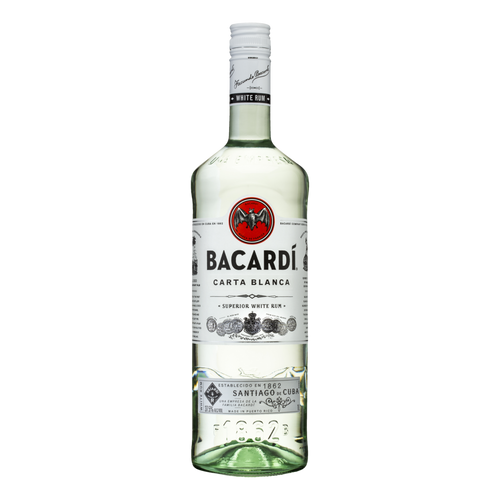 Bacardi Carta Blanca 1L 37.5%