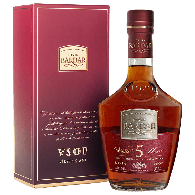 Bardar Silver VSOP 5 Ani 0.5L 40%