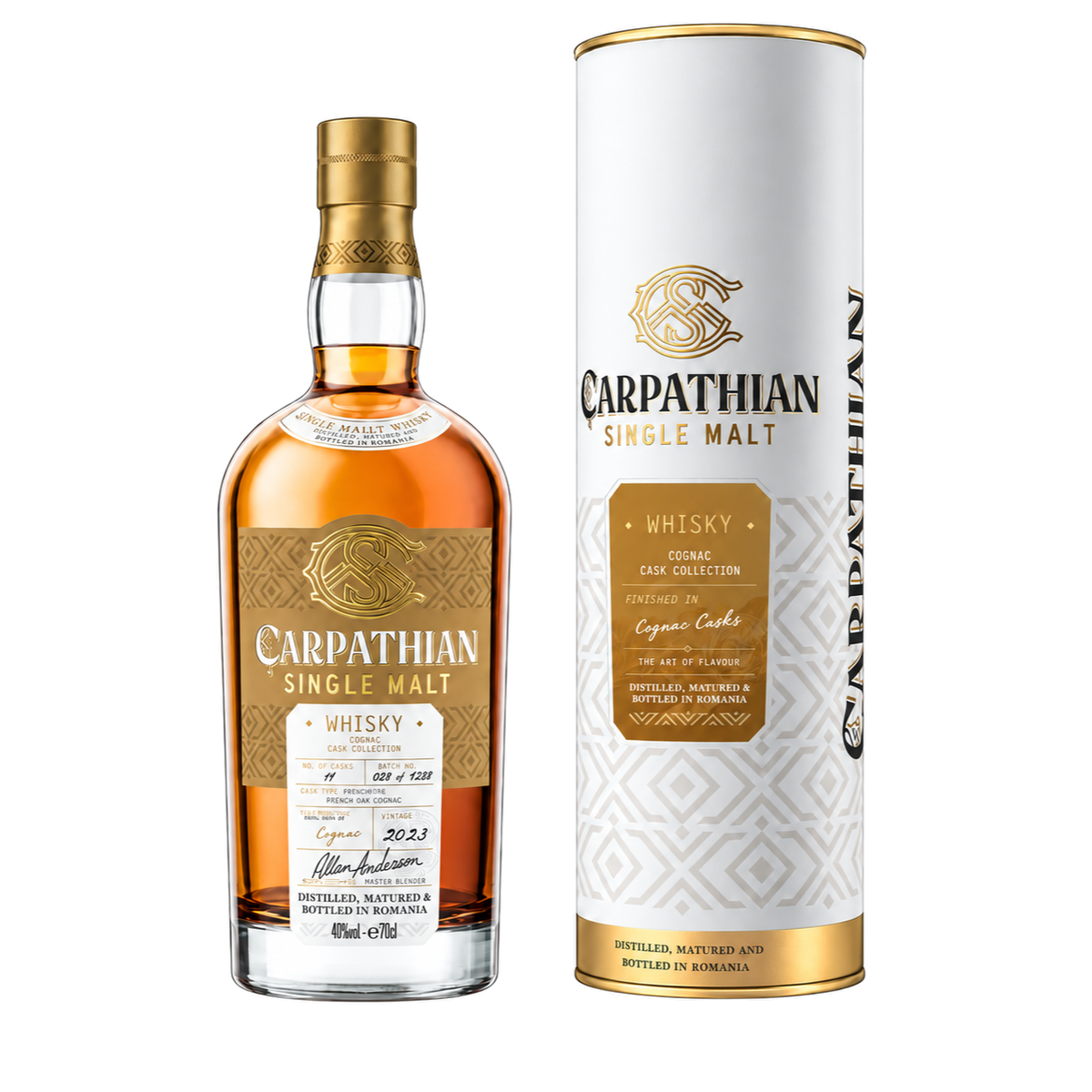 Carpathian Cognac, single malt whisky - Cognac Cask Finish, 0,7 L