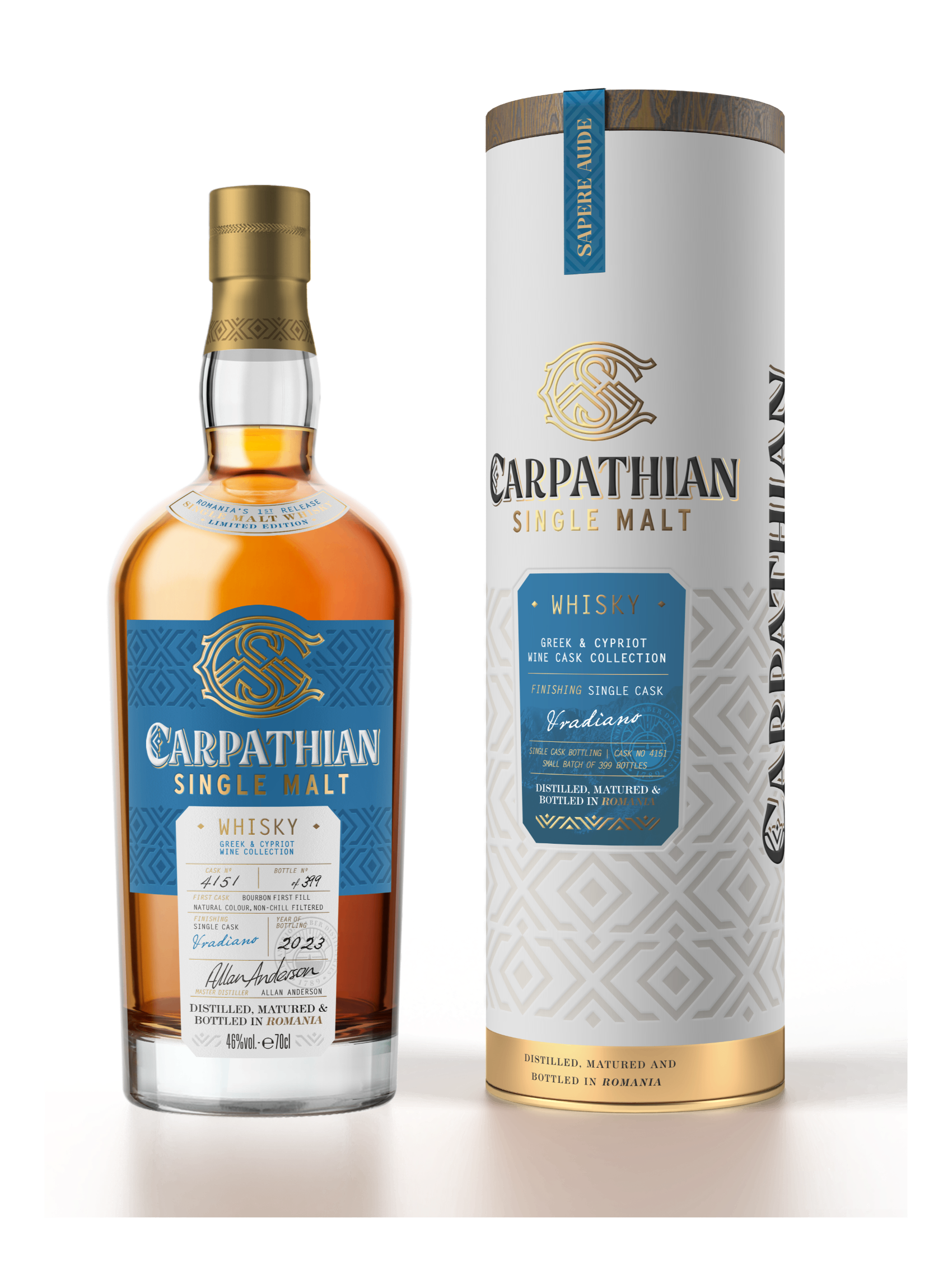 Carpathian Single Malt Vradiano 0.7L 46%