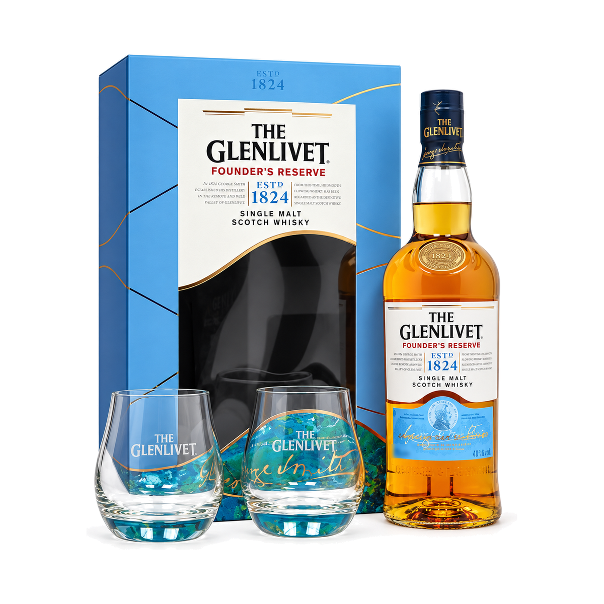 Glenlivet Founder's Reserve, single malt scotch whisky, 0,7 L