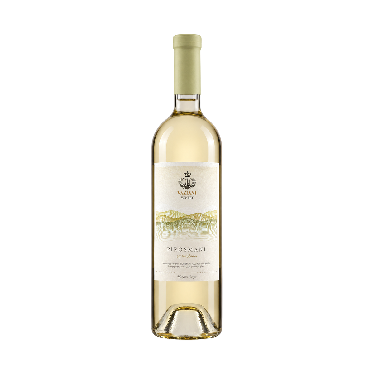 Vaziani Pirosmani Demisec, vin alb demisec, 0,75 L