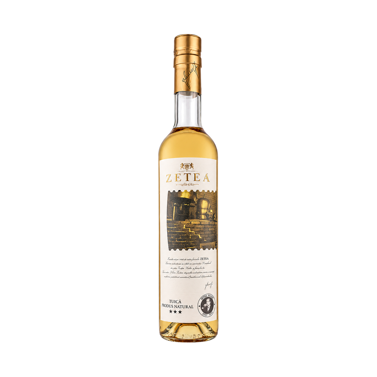 Zetea Țuică de Transilvania, țuică de prune, 0,5 L