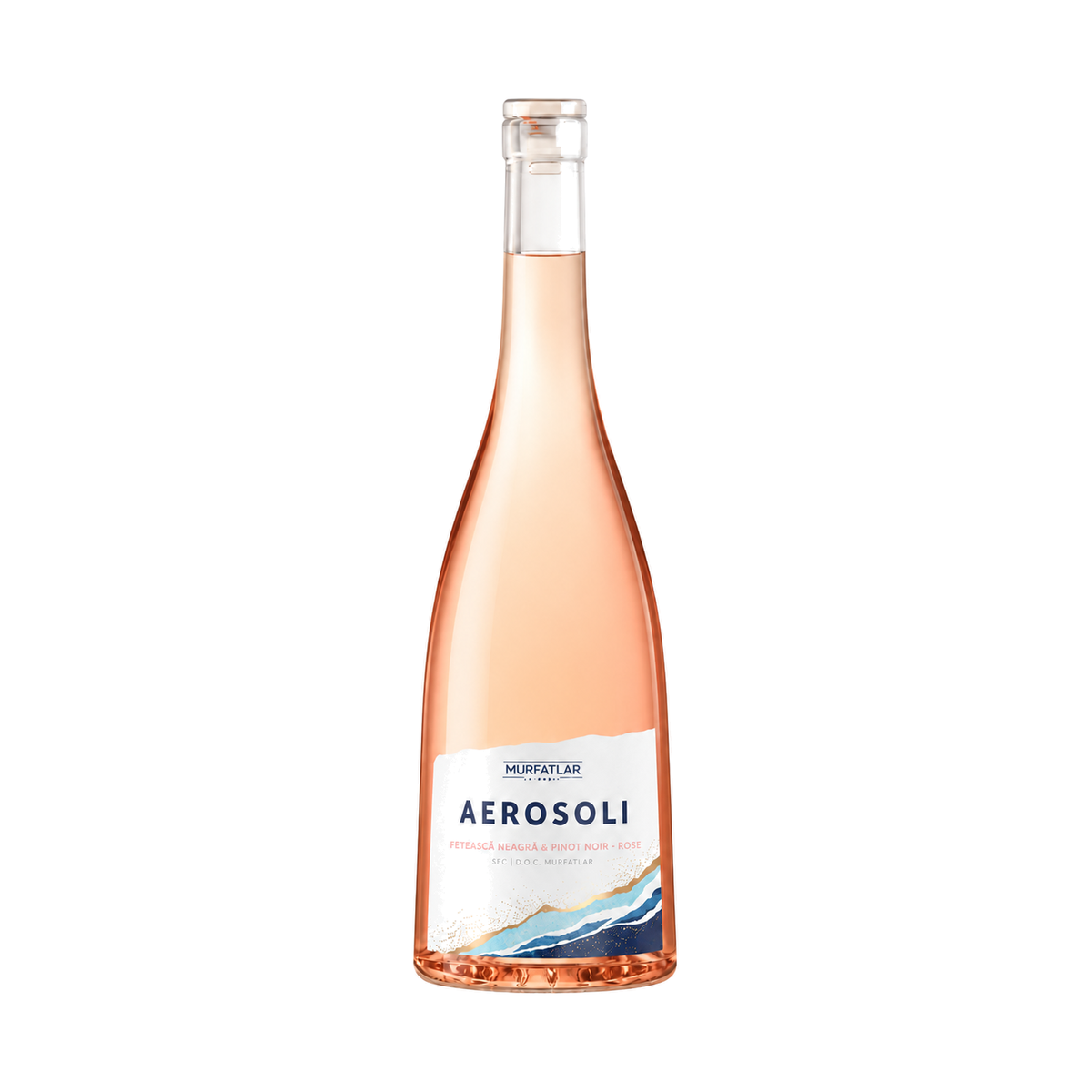 Murfatlar Aerosoli Fetească Neagră Pinot Noir Rosé Sec, vin roze sec, 0,75 L