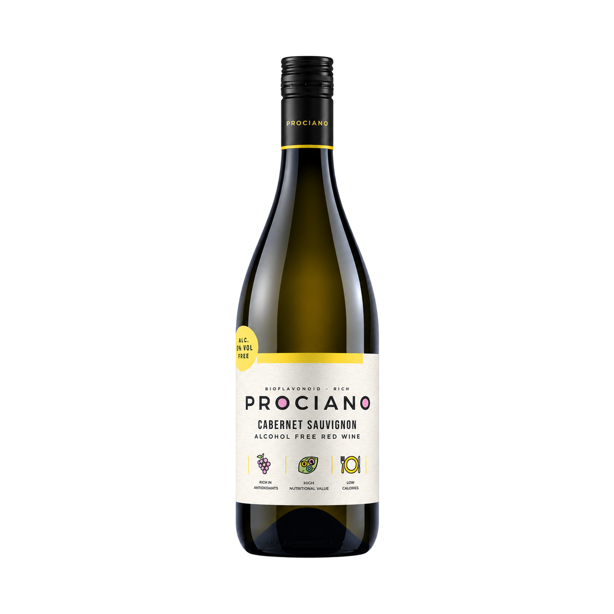 Purcari Prociano Cabernet Sauvignon Fara Alcool Dulce, vin roșu dulce, 0,75 L