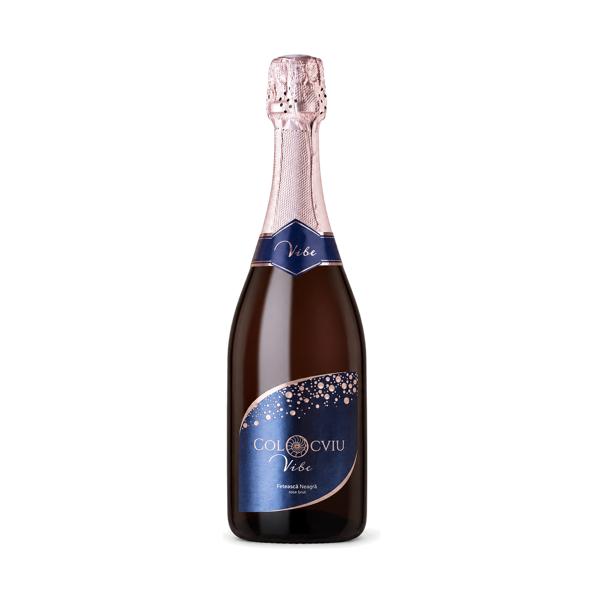 Cotnari Colocviu Vibe Rosé Brut, vin spumant rosé brut, 0,75 L