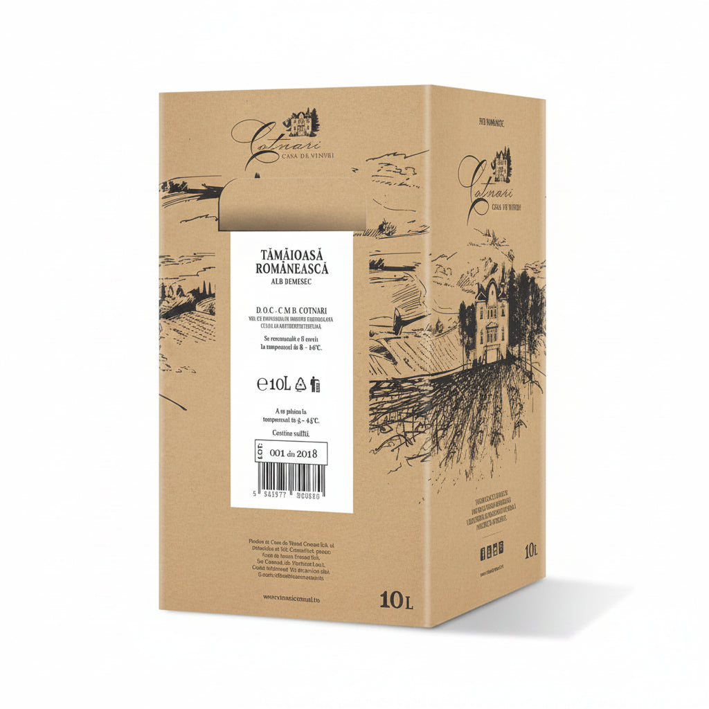 Cotnari Tămâioasă Românească Demisec BiB 10L 12%