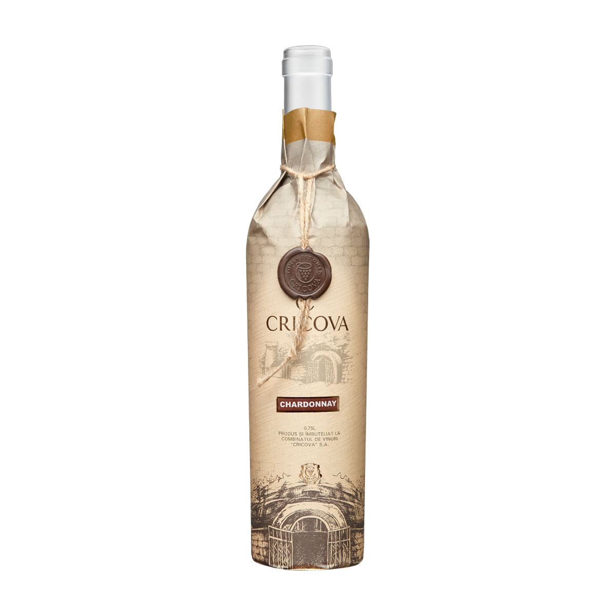 Cricova Hartie Chardonnay Demidulce 0.75L 11.5%
