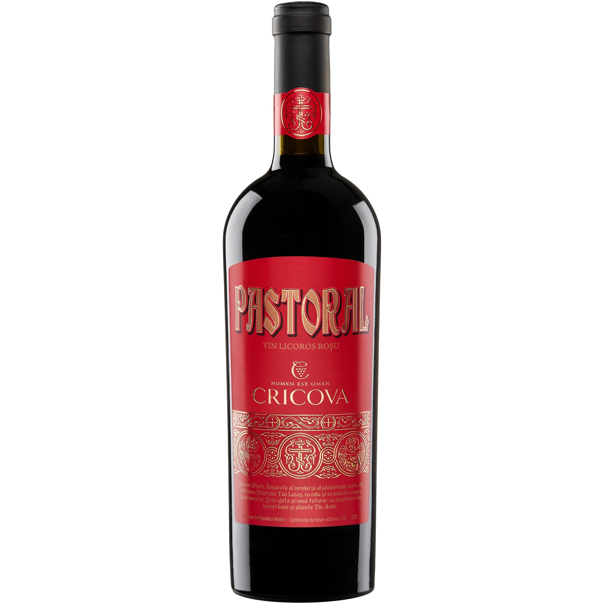 Cricova Pastoral Rosu 0.75L 16%