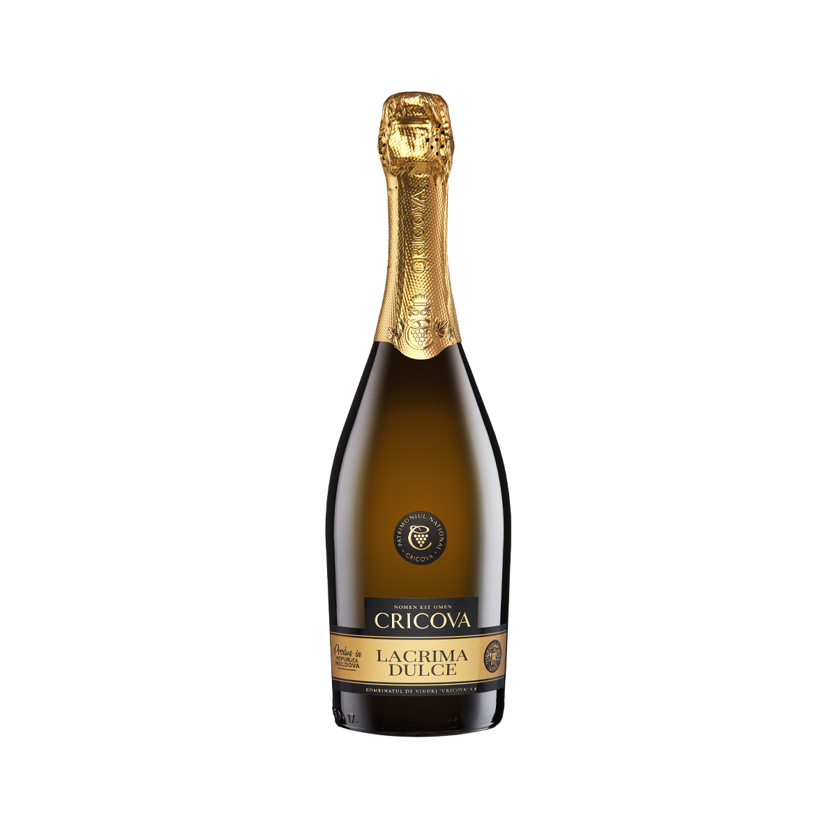 Cricova Lacrima Dulce Alb Spumant 0.75L 10%