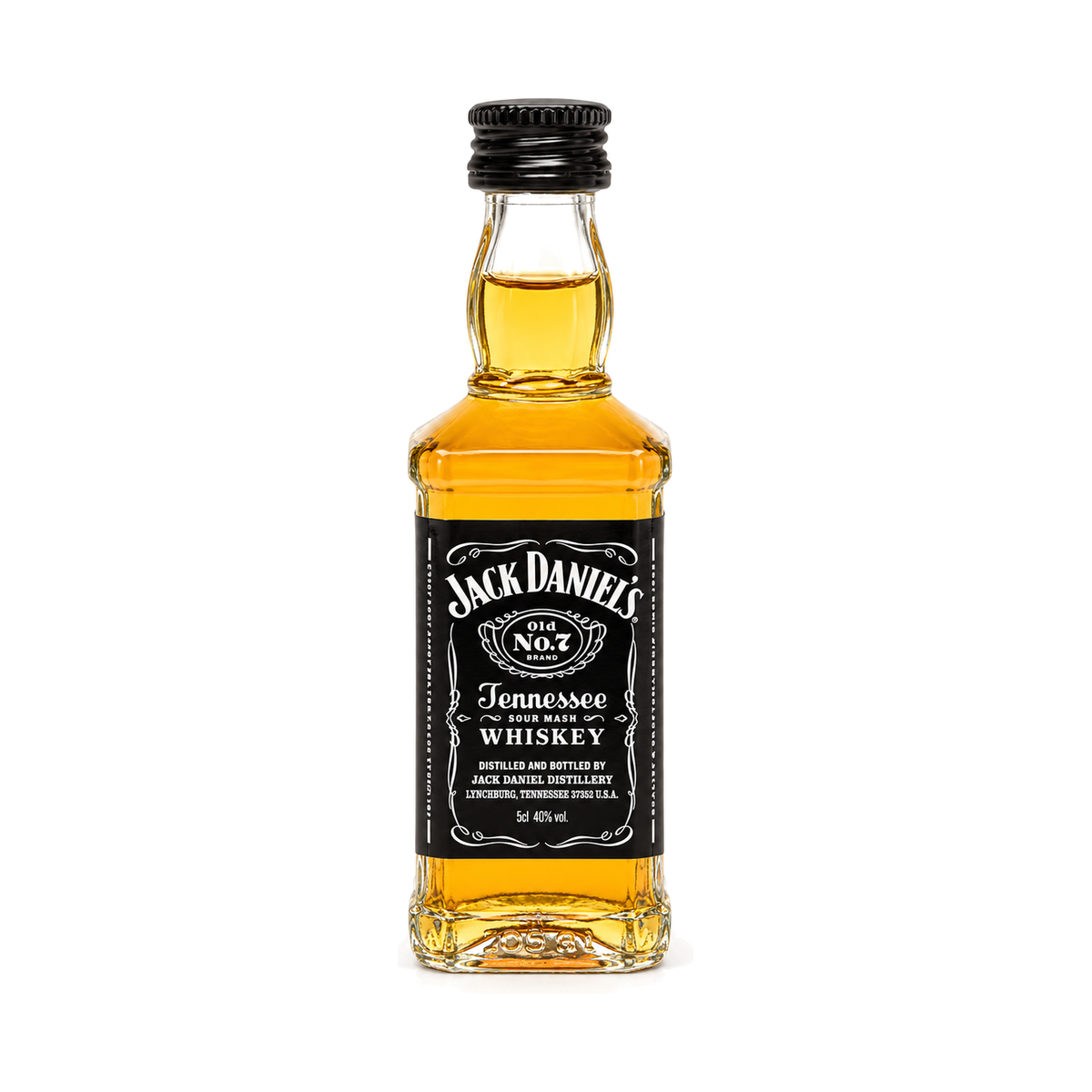 Jack Daniel's Old No. 7, whiskey din Tennessee, 50 ml