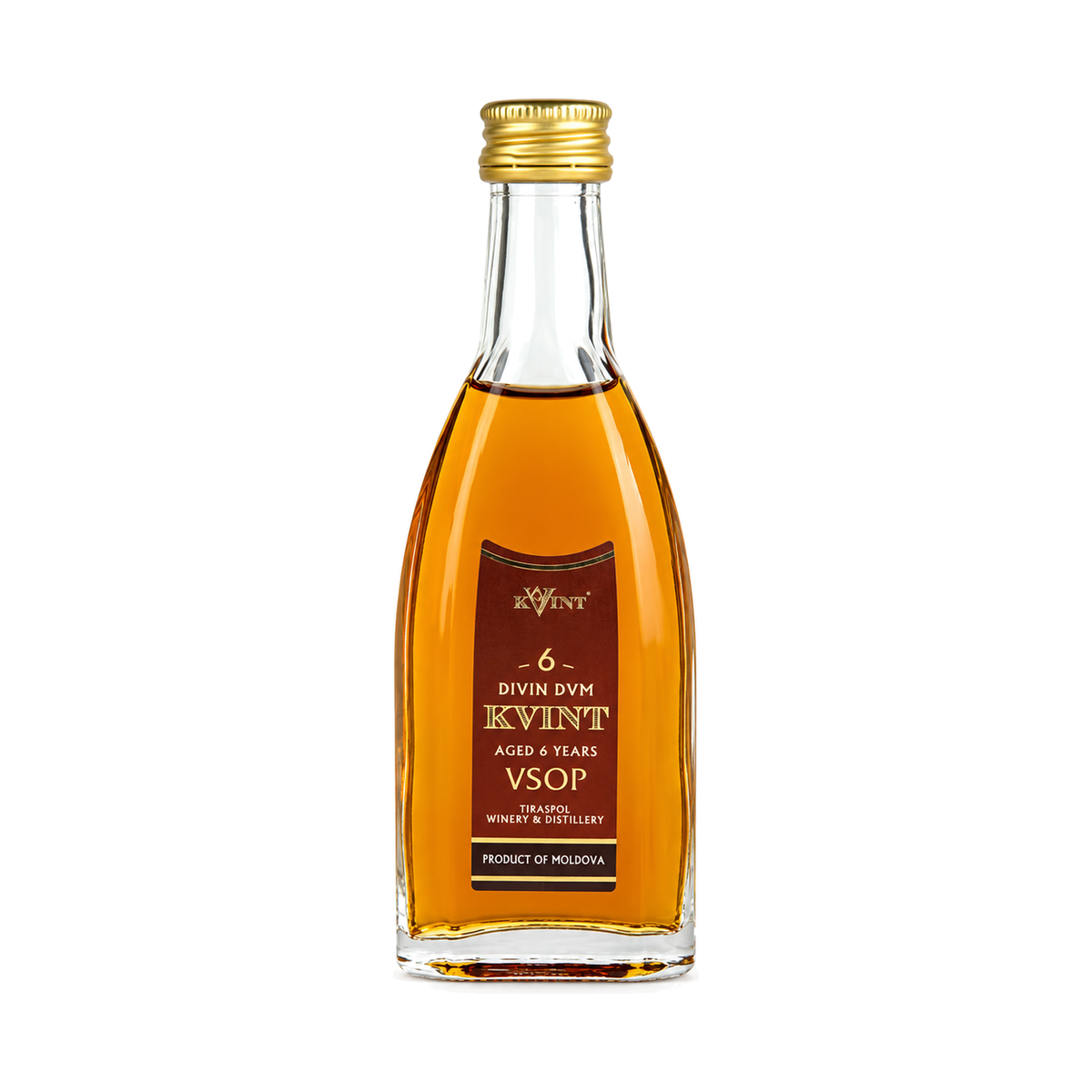 Kvint Divin VSOP 6 Ani, divin moldovenesc, 0,05 L