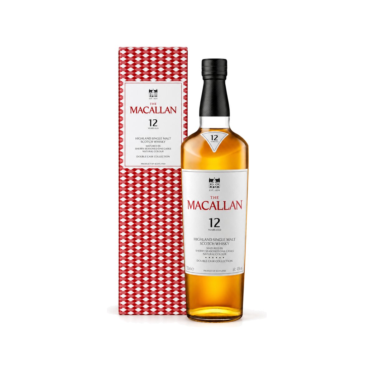 The Macallan Double Cask 12 Ani, whisky scoțian single malt, 0,7 L