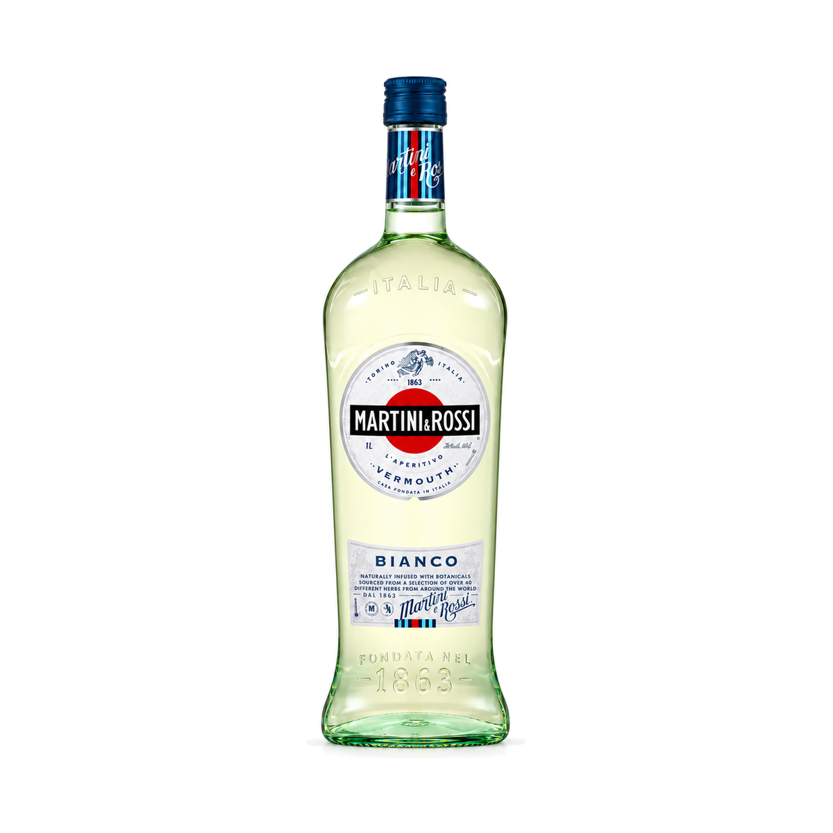 Martini Bianco, vermut alb, 1 L