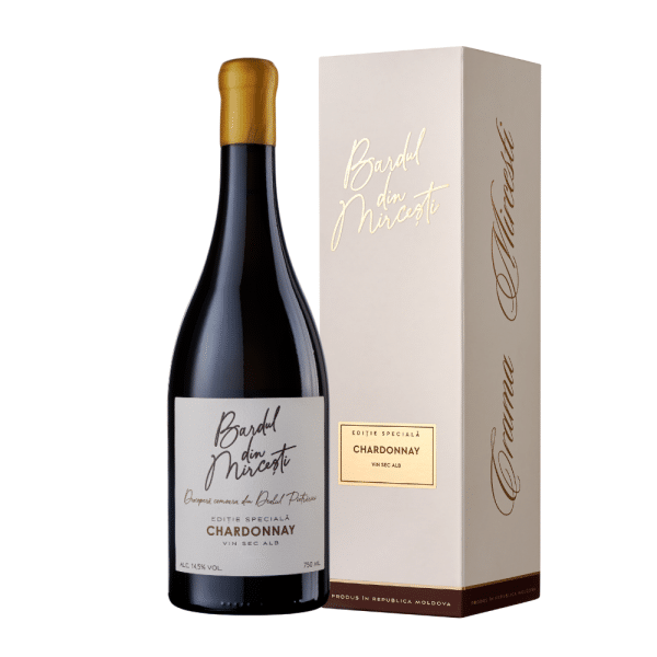 Mircești Bardul din Mircești Chardonnay Barrique Sec 0.75L 14.5%