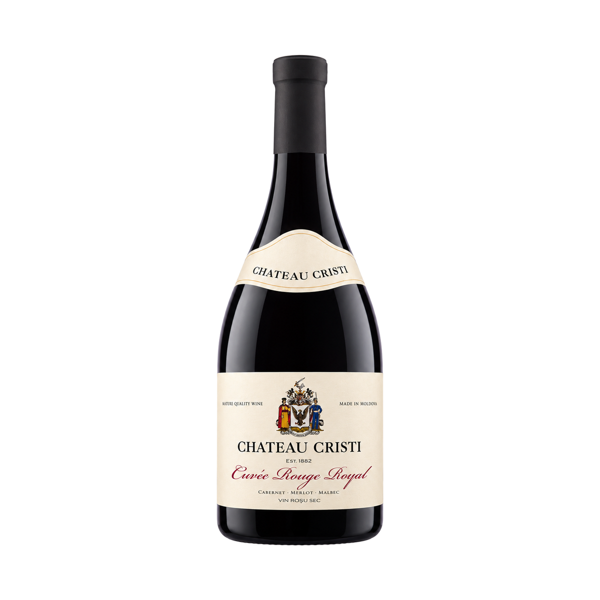 Chateau Cristi Cuvee Rouge Royal Sec, vin roșu sec, 0,75 L