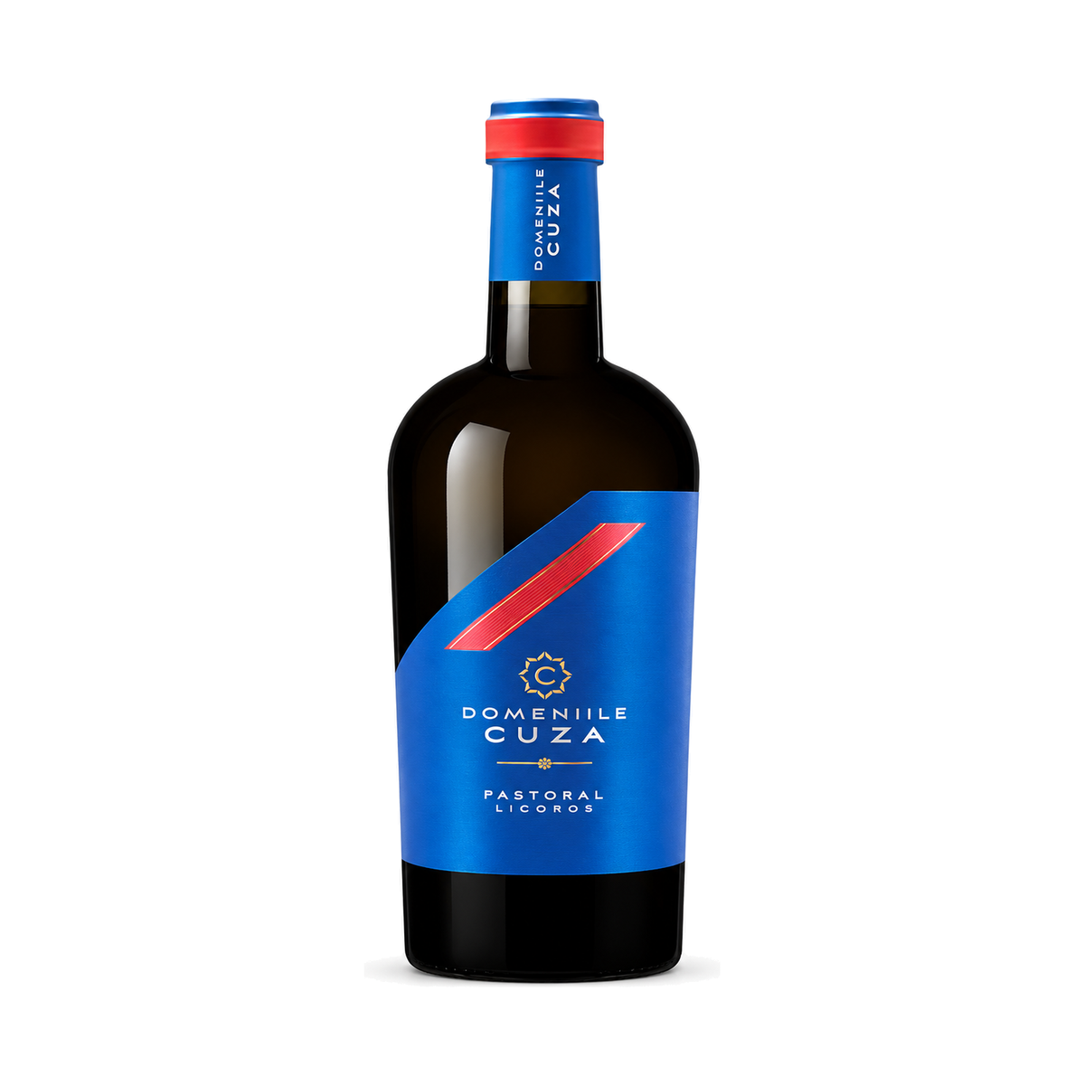 Purcari Domeniile Cuza Pastoral Dulce, vin roșu dulce licoros, 0,5 L