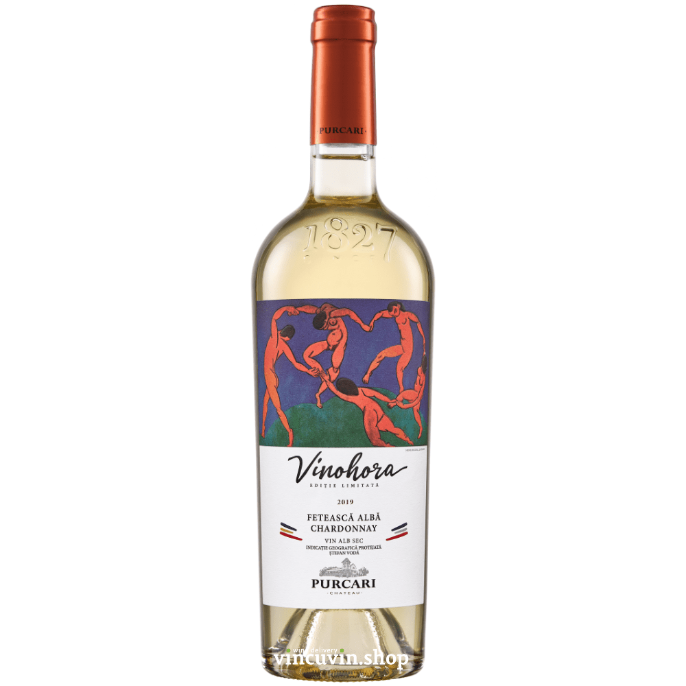 Purcari Vinohora Fetească Albă Chardonnay Sec 0.75L 13%
