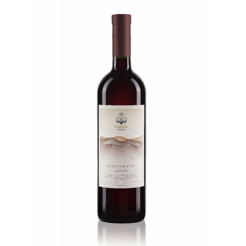 Vaziani Pirosmani Rosu Demisec 0.75L 12.5%