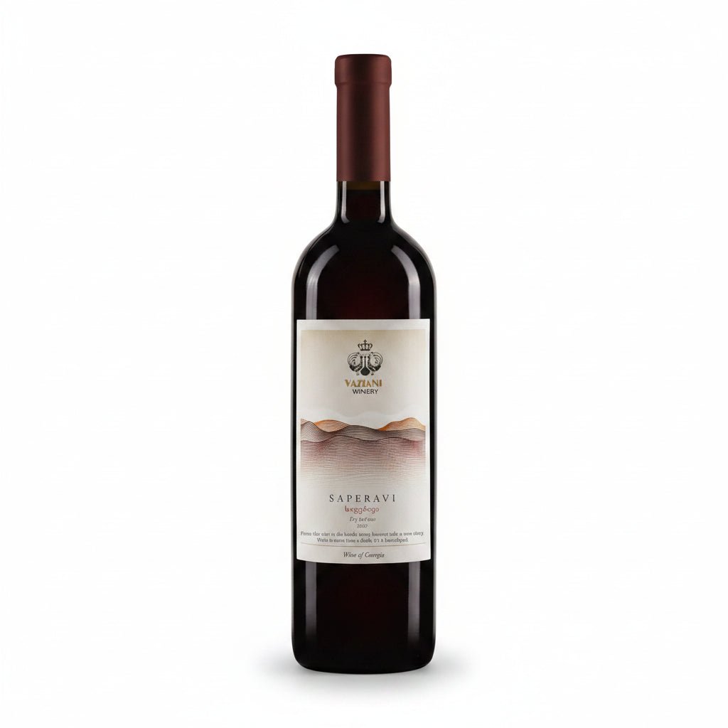 Vaziani Saperavi Sec 0.75L 12.5%